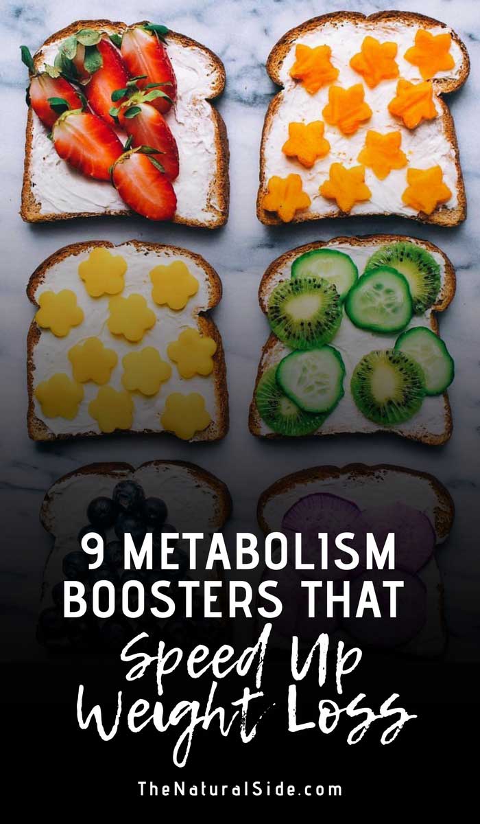 It's hard to lose weight with a slow metabolism. Speed Up Metabolism with these 9 Metabolism Boosting Foods for Weight Loss, Known as Powerful Metabolism Boosters. via thenaturalside.com #weightloss #fatloss #fitness #healthyeating #superfoods
