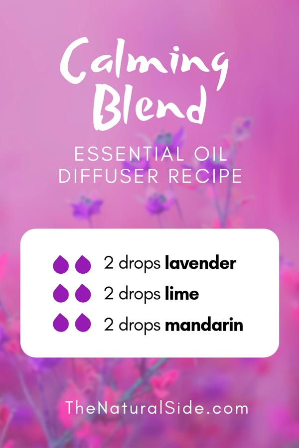 New to Essential Oils? Searching for Simple Essential Oil Combinations for Diffuser? Check out these 21 Easy Essential Oil Blends and Essential Oil Recipes Perfect for Beginners. #essentialoil #diffuser #calm Calming Blend 2 drops lavender + 2 drops lime + 2 drops mandarin