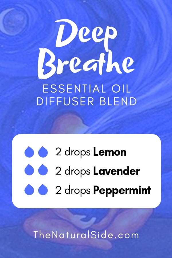 New to Essential Oils? Searching for Simple Essential Oil Combinations for Diffuser? Check out these 21 Easy Essential Oil Blends and Essential Oil Recipes Perfect for Beginners. #essentialoil #diffuser #breathe Deep Breathe Blend 2 drops lemon + 2 drops lavender + 2 drops peppermint