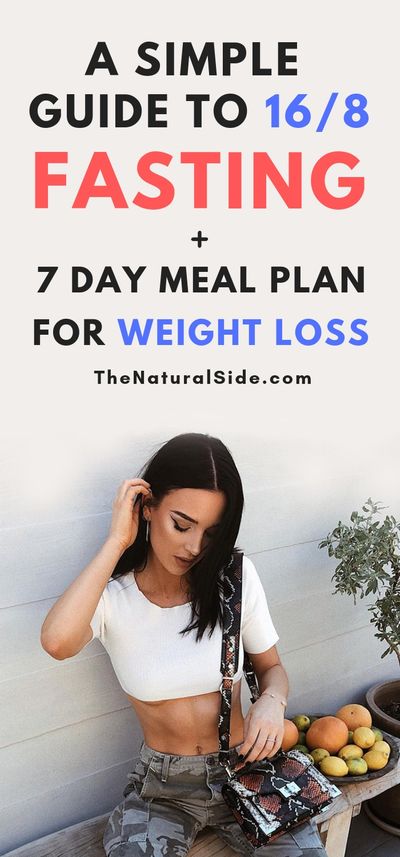 16/8 intermittent fasting is the easiest fasting for weight loss, fat loss, longevity, and optimal well-being. See this Complete guide of 16/8 Intermittent Fasting for Weight Loss with exercise and meal plan. Fitness Tips via TheNaturalSide.com #fitness #fasting #weightloss #fatloss #exercise #mealplan