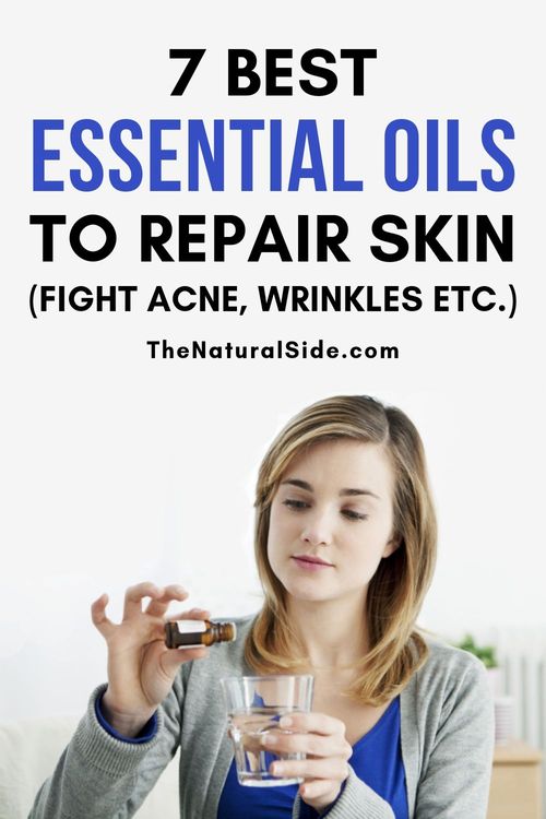 Are you ready to keep your skin gorgeous and healthy. Fight Acne, Wrinkles, blackheads with these 5 best essential oils for skin repair. Natural Remedies via thenaturalside.com #skin #essentialoils #naturalremedies